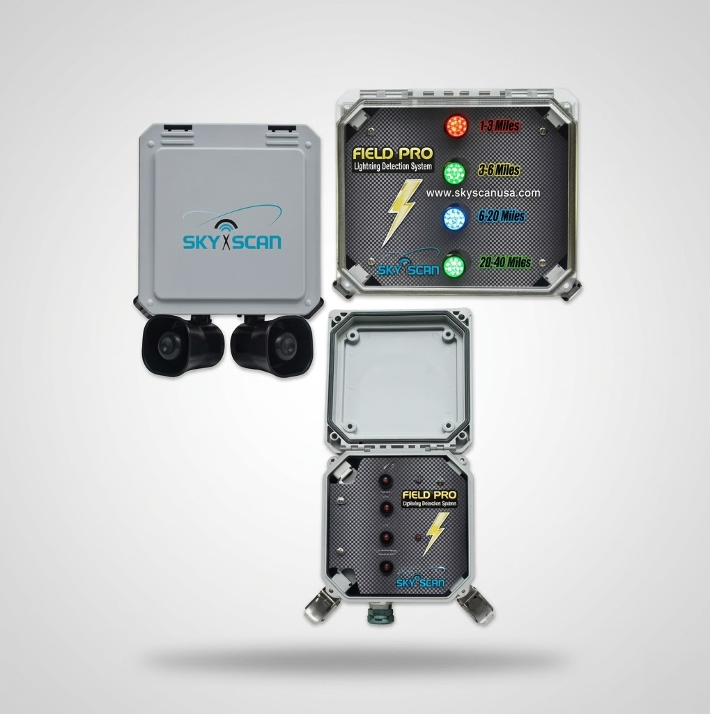 SkyScan Field-Pro 2 Permanent Installation Lightning Detection & Warning System