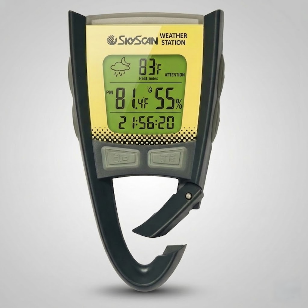 SkyScan Ti-Plus 2 Heat Index Clip-On Weather Station & Alarm